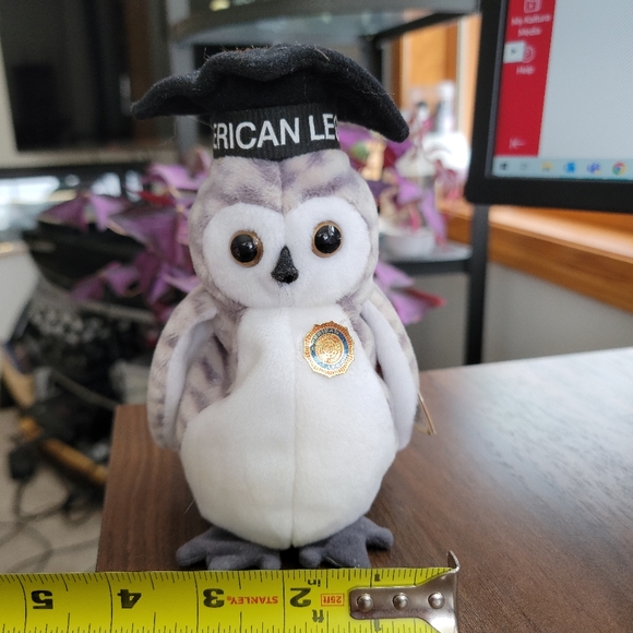 American Legion Wiser Beanie Baby. Custom Owl - Picture 2 of 5
